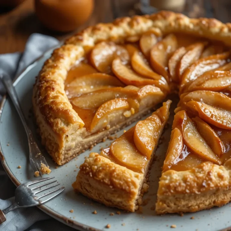 Apple Tart on Puff Pastry