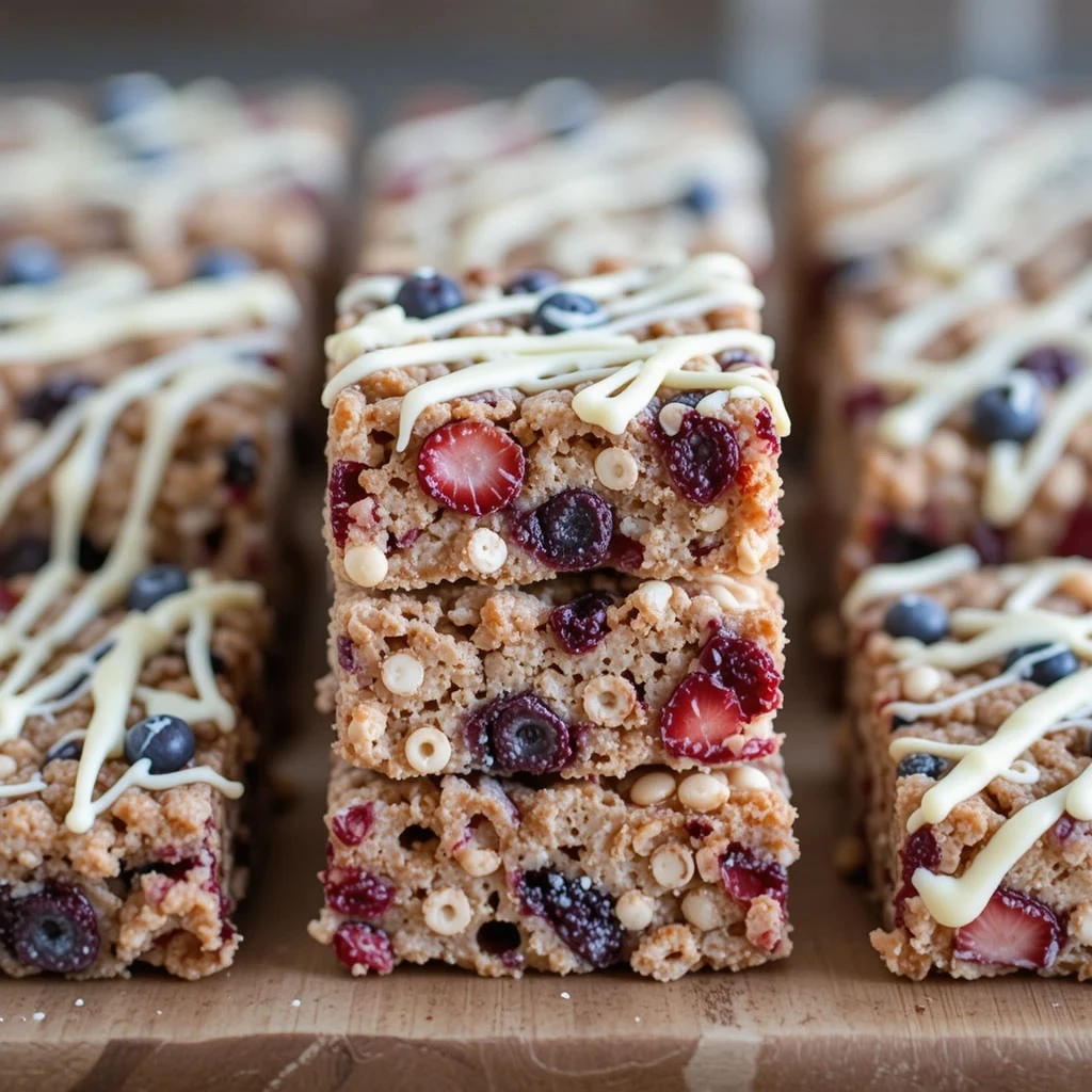 Berry Blast Cheerio Bars