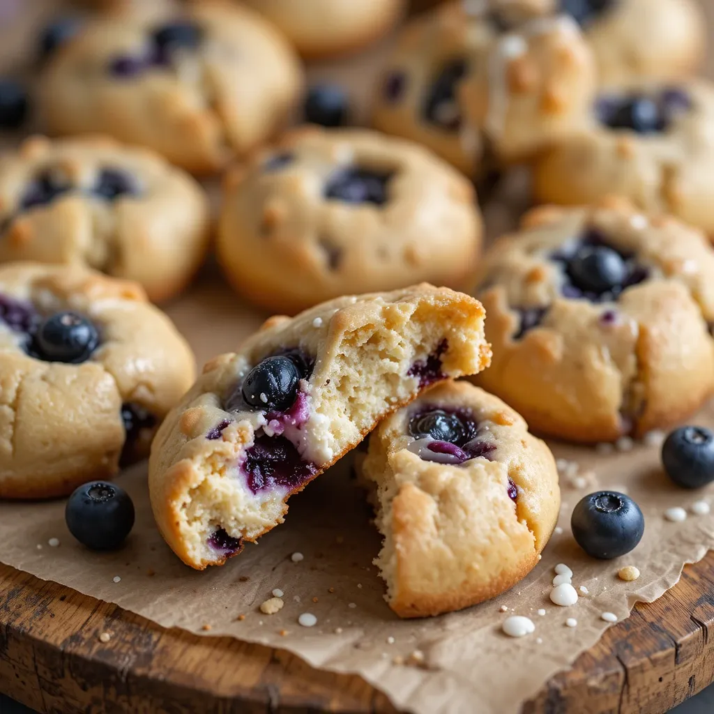 Blueberry Cheesecake Cookies
