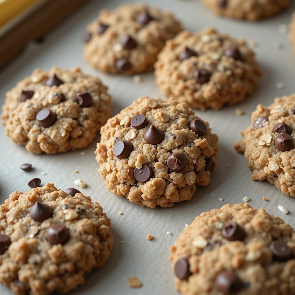 Classic Chocolate Chip Protein Oatmeal Cookies