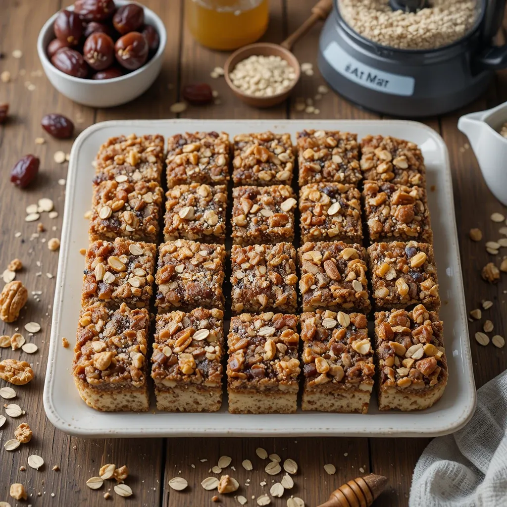 Date Bars with Oatmeal