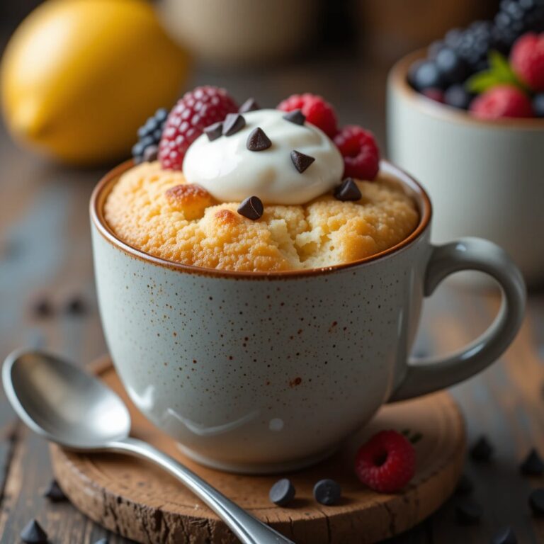 High Protein Low Calorie Mug Cake