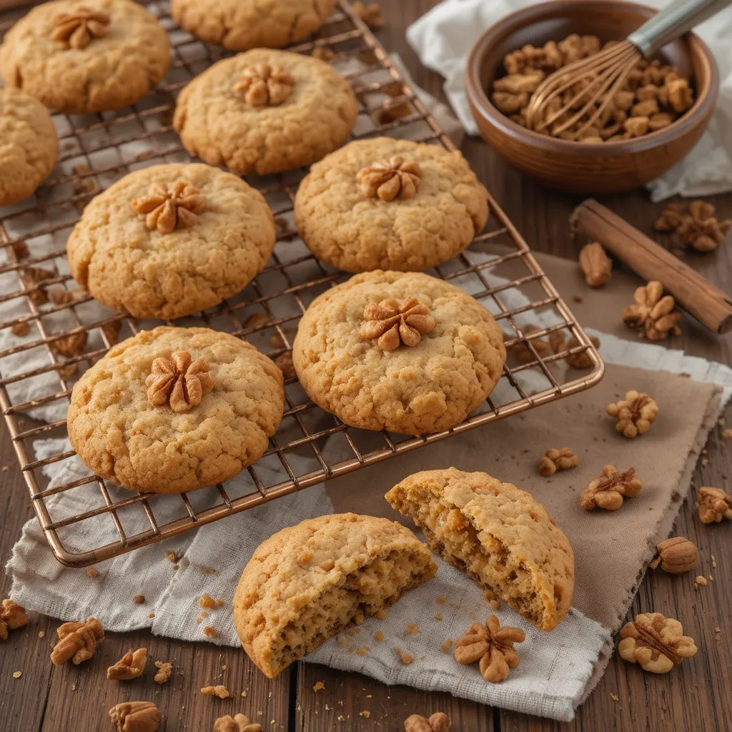 Keto Cinnamon Walnut Cookies