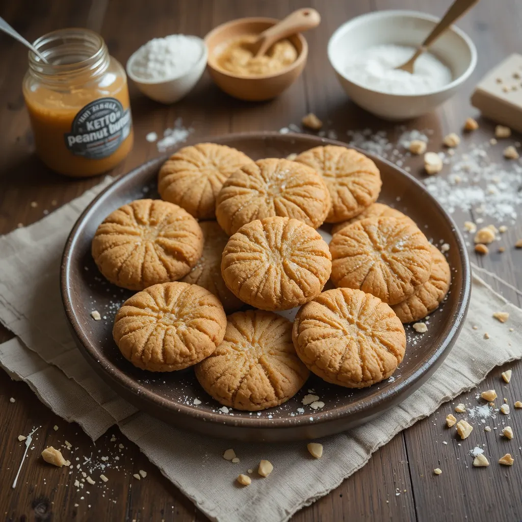 Keto Peanut Butter Cookies