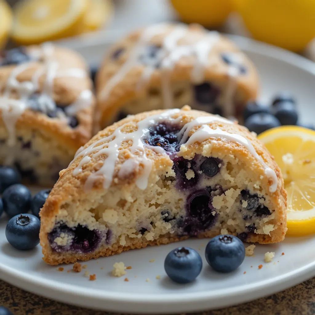Lemon Blueberry Scones