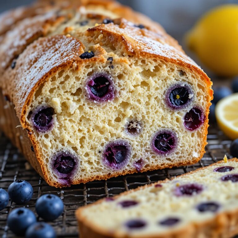 Lemon Blueberry Sourdough Bread