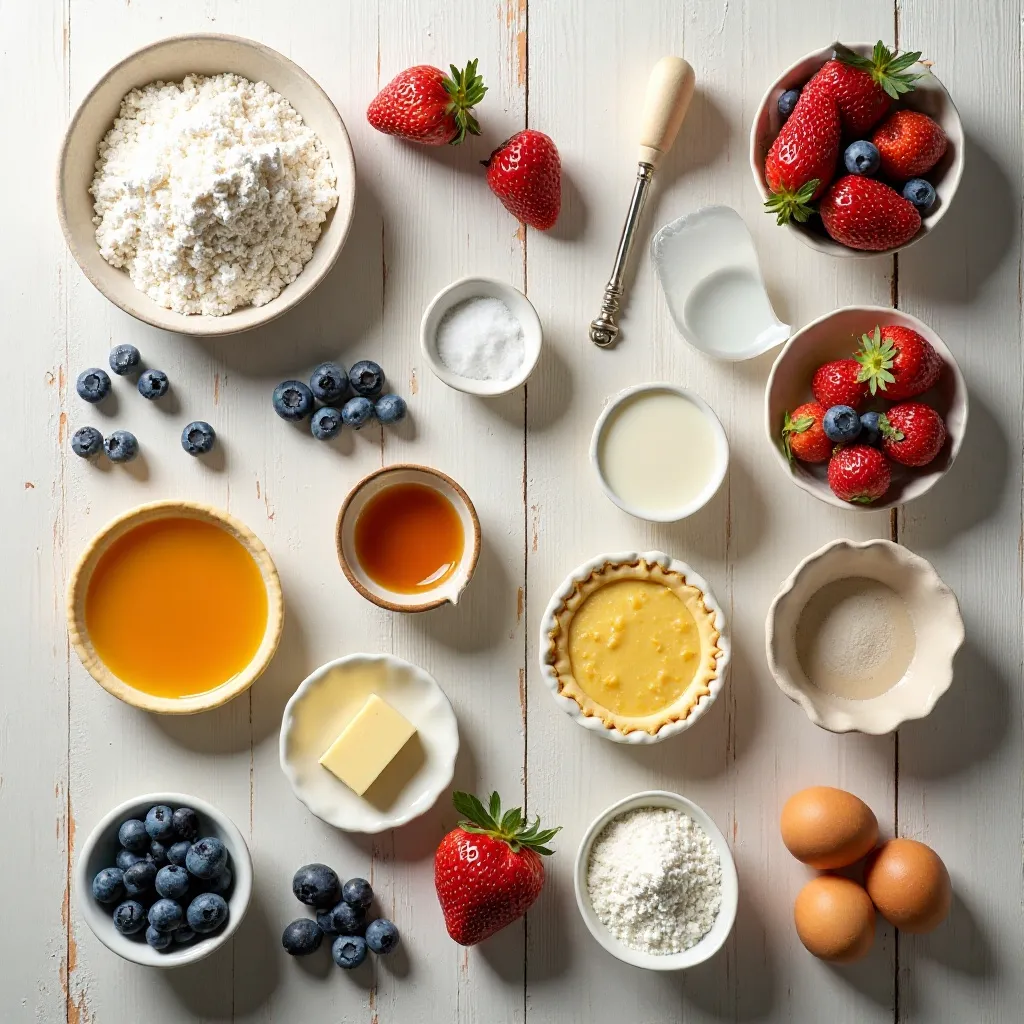 Mini Fruit Tarts Custard