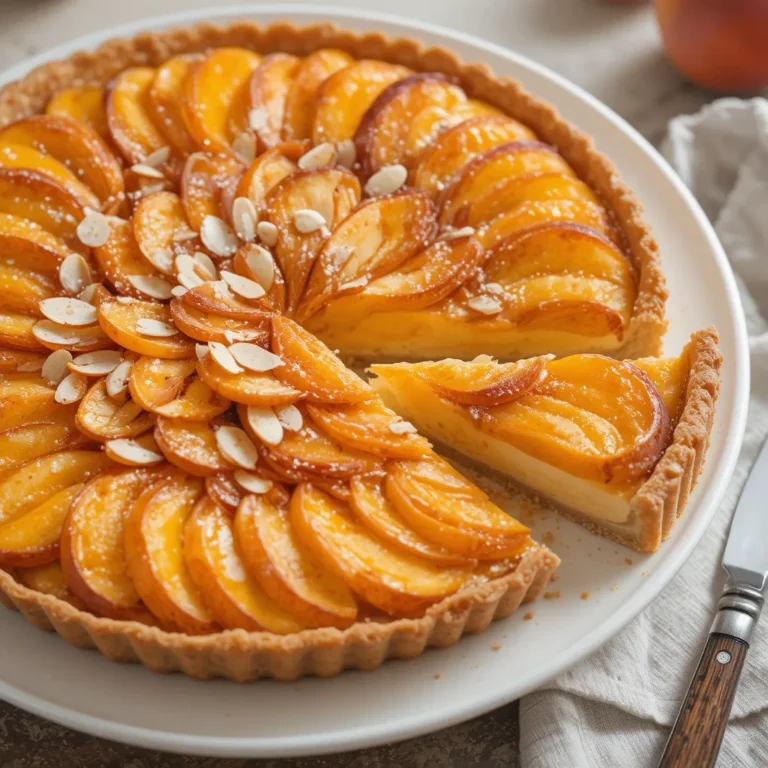 Peach and Almond Tart