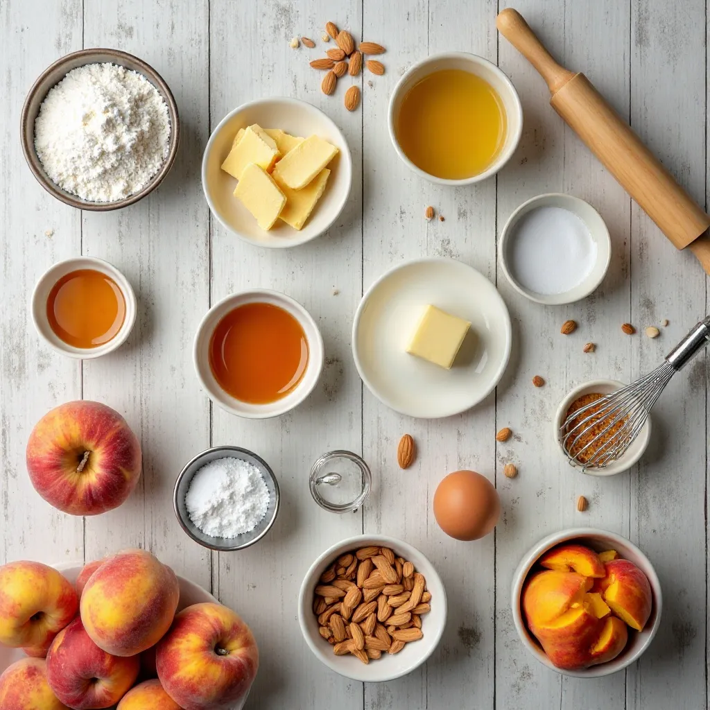 Peach and Almond Tart