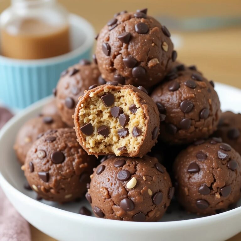 Peanut Butter Chocolate Chip Protein Balls