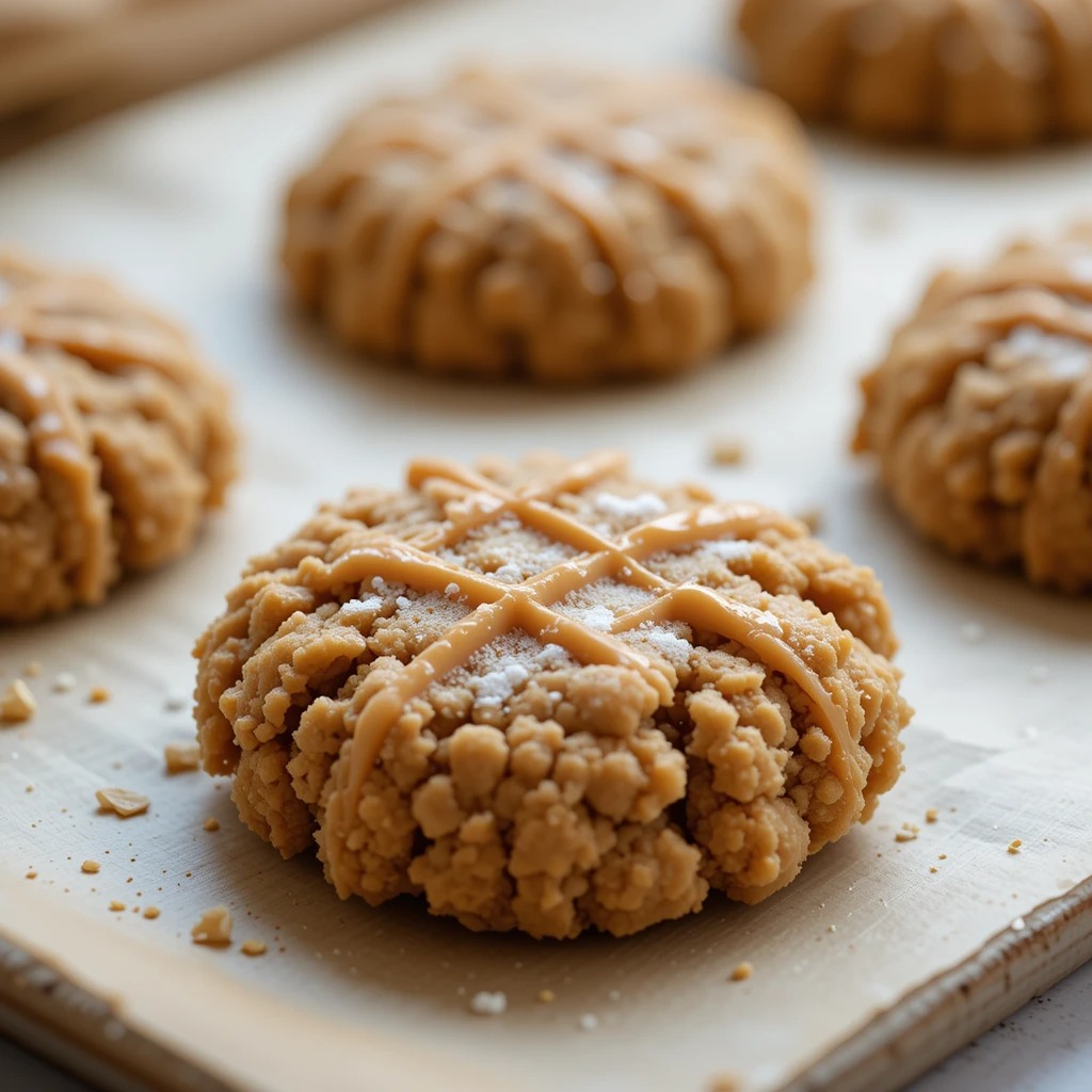 Peanut Butter Protein Oatmeal Cookies