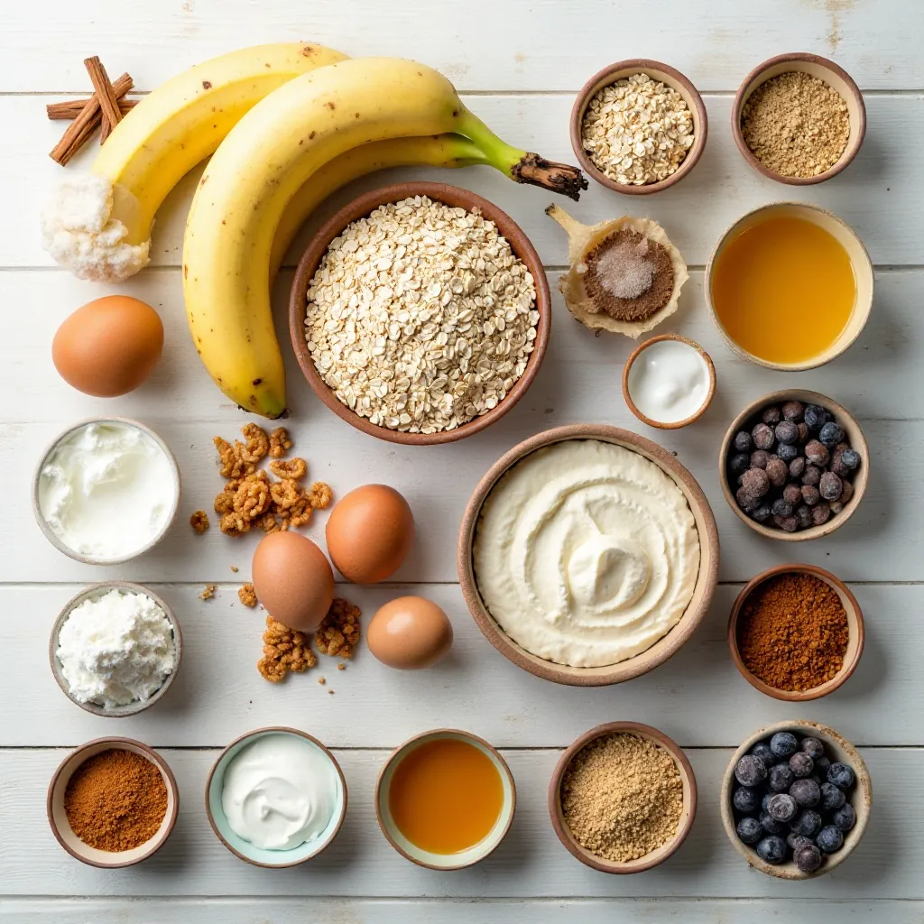 Protein Banana Muffins with Oats