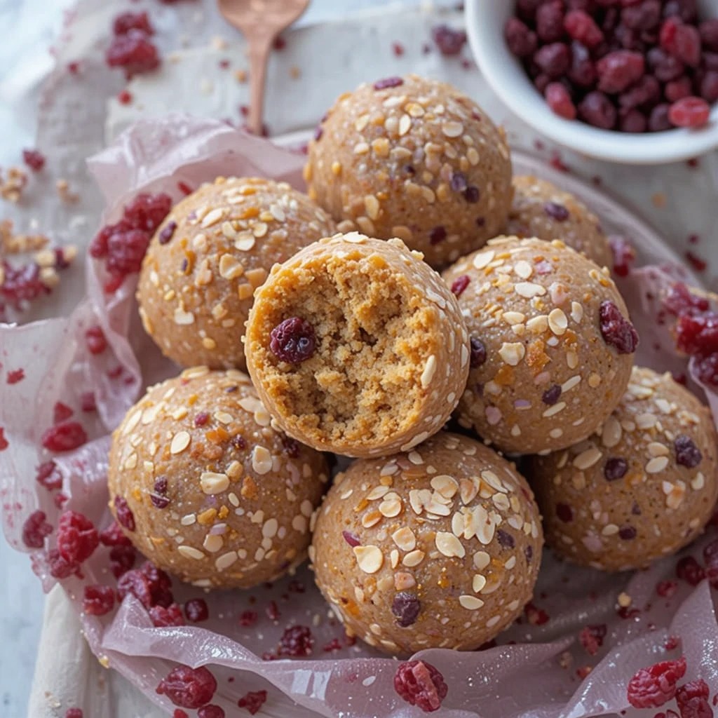 Pumpkin Cranberry Protein Balls