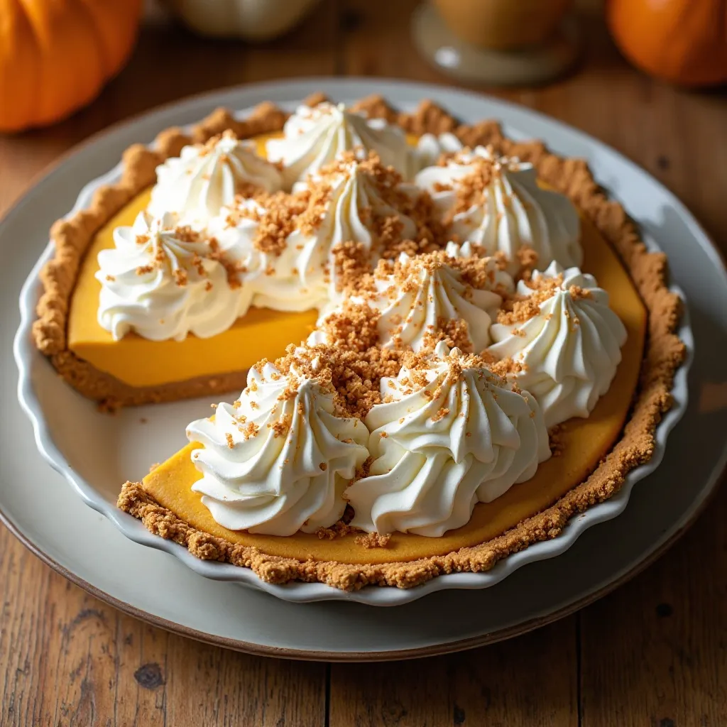 Pumpkin Ice Cream Pie