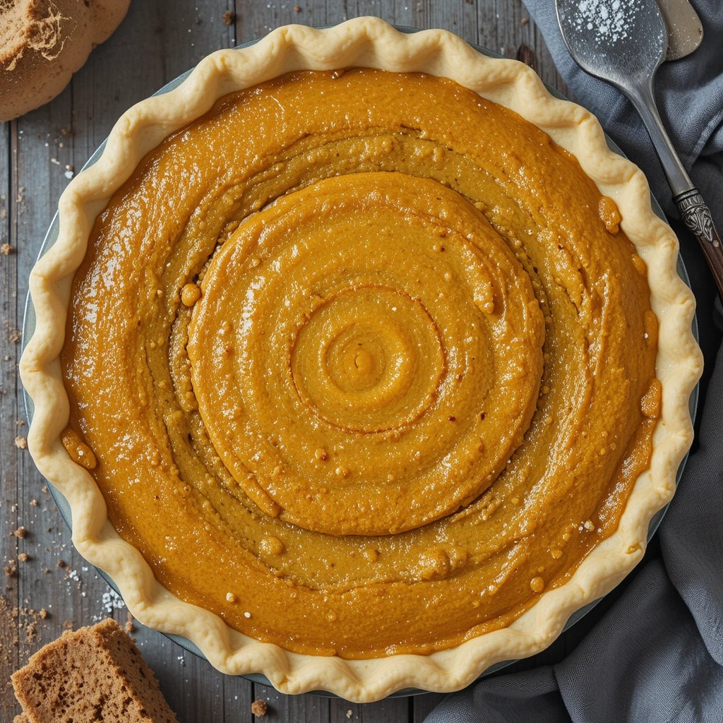 Pumpkin Pudding Pie