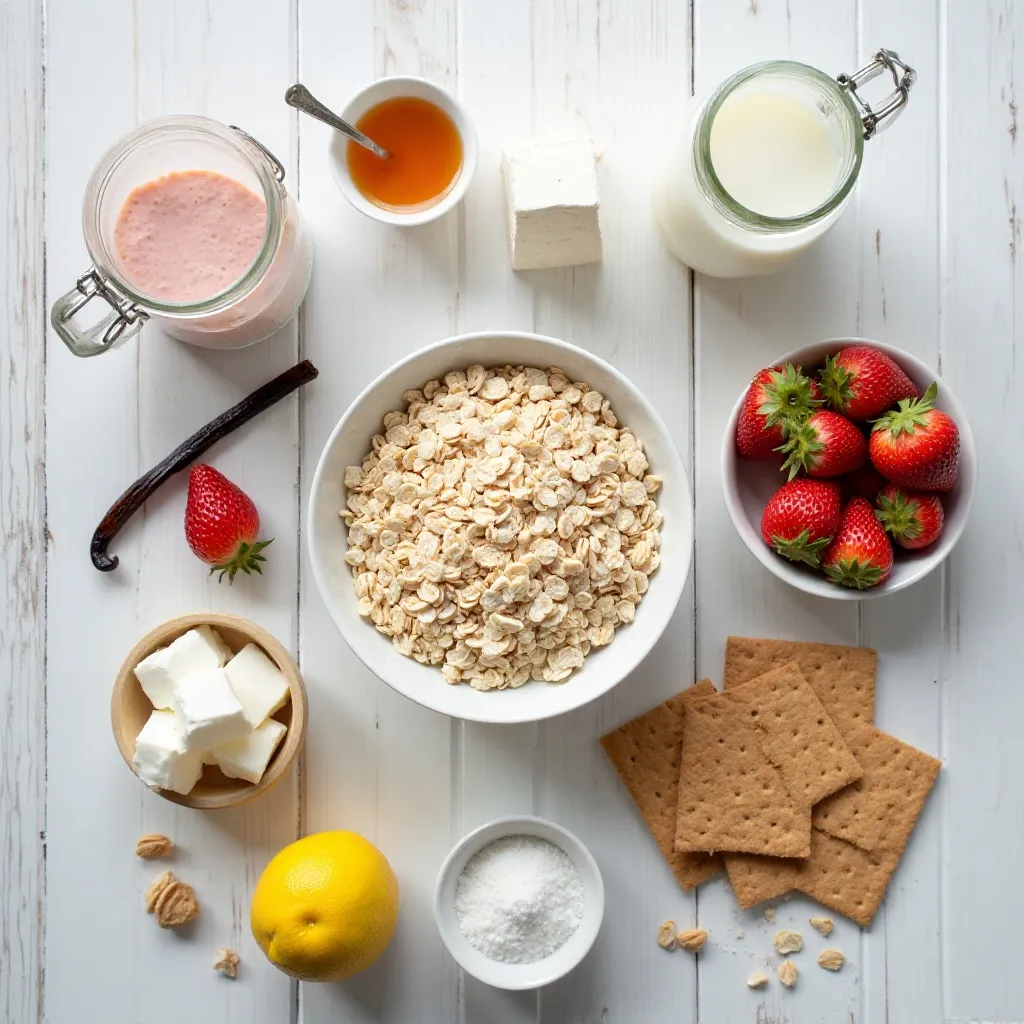 Strawberry Cheesecake Overnight Oats