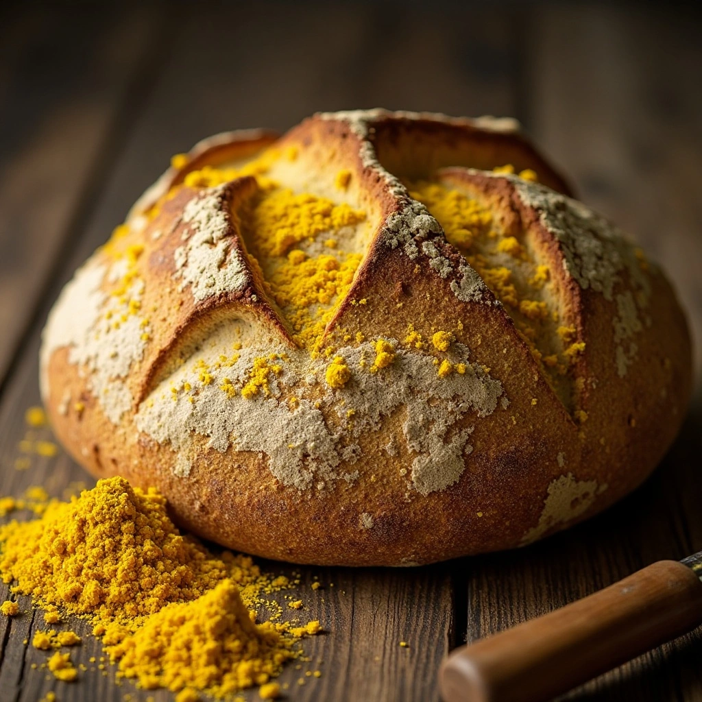 Turmeric and Black Pepper Sourdough