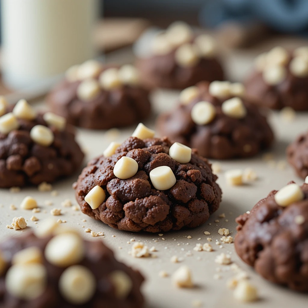 White Chocolate Chip Protein Cookies