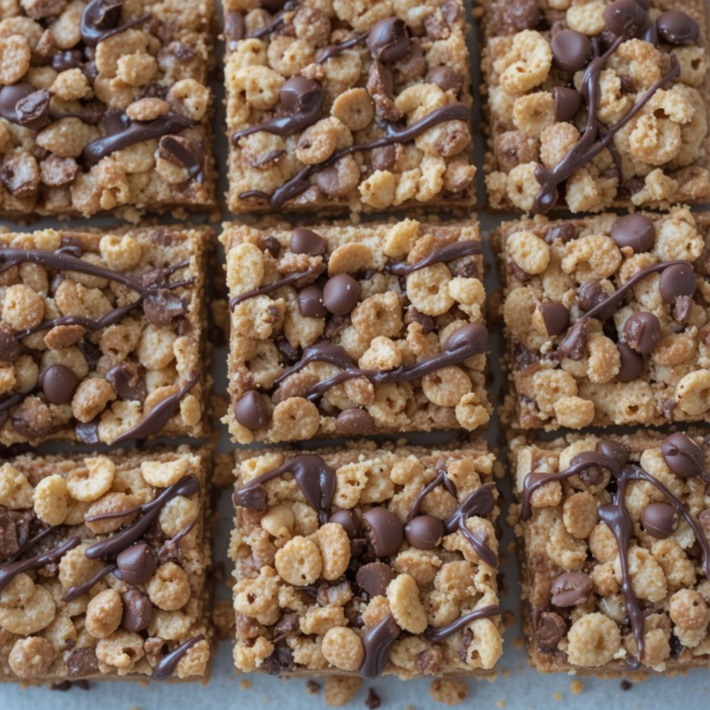 Chocolate Peanut Butter Cheerio Bars
