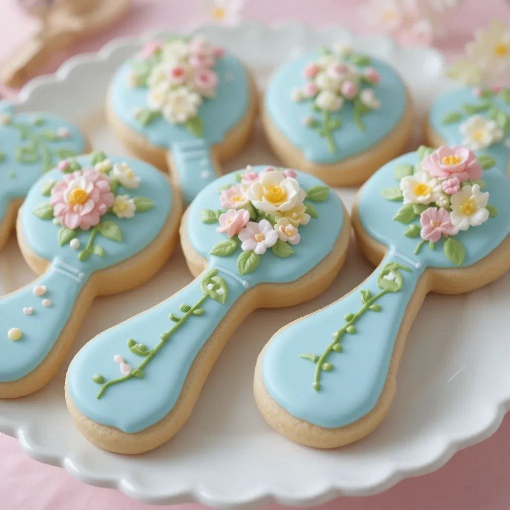 Baby Rattle with Blooms