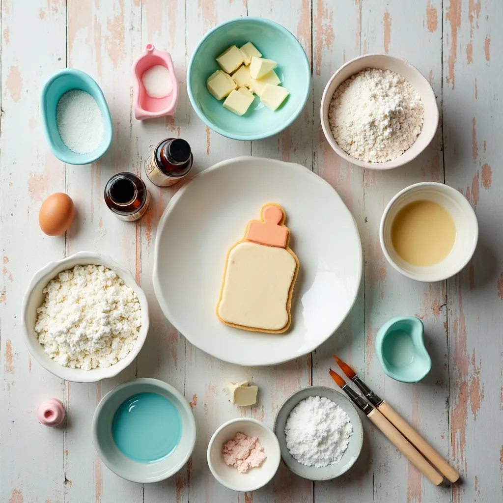 Blooming Baby Bottle Cookies