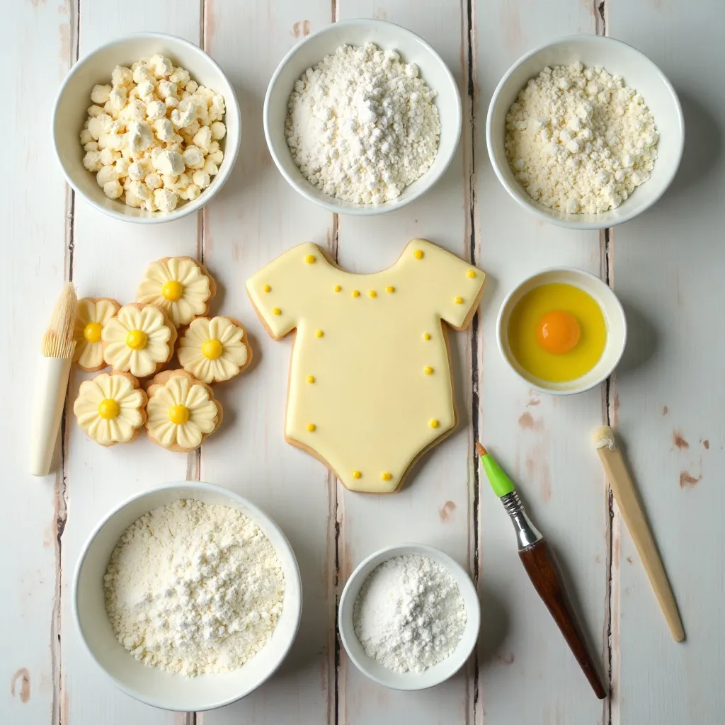 Daisy Chain Onesie Cookies