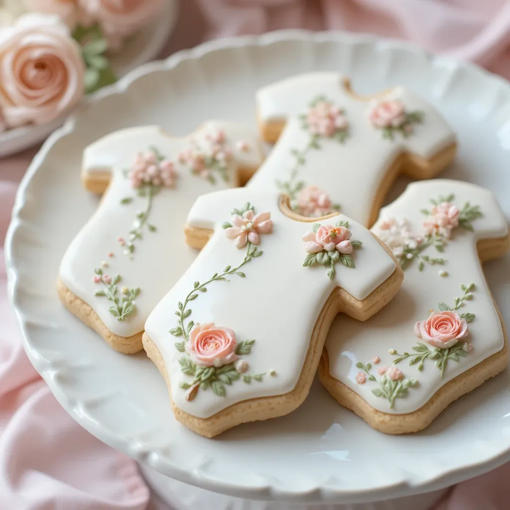 Floral Onesie Cookies