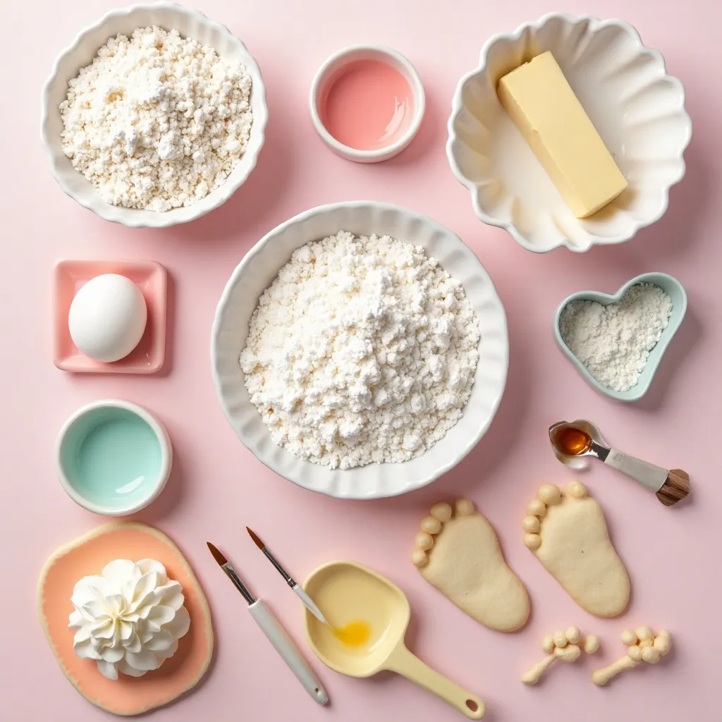 Footprint with Florals