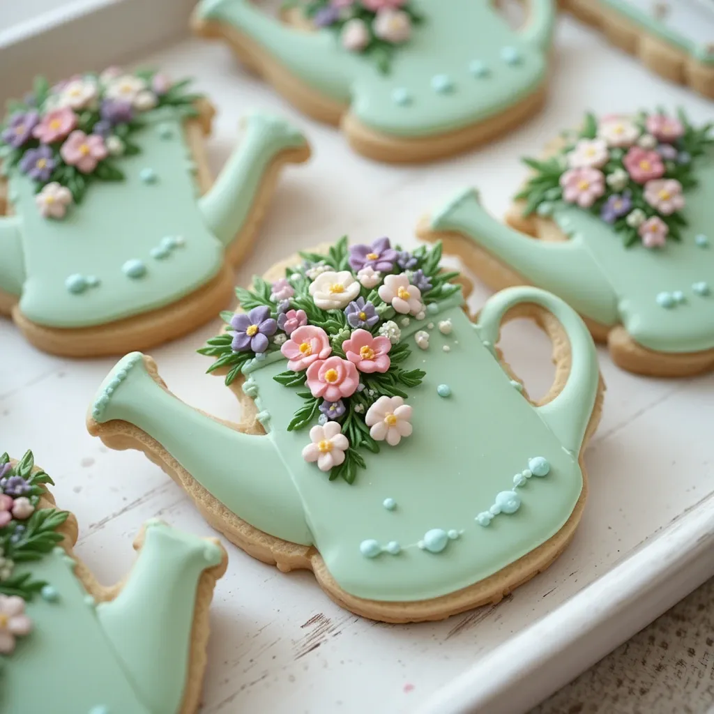 Garden Watering Can Cookies