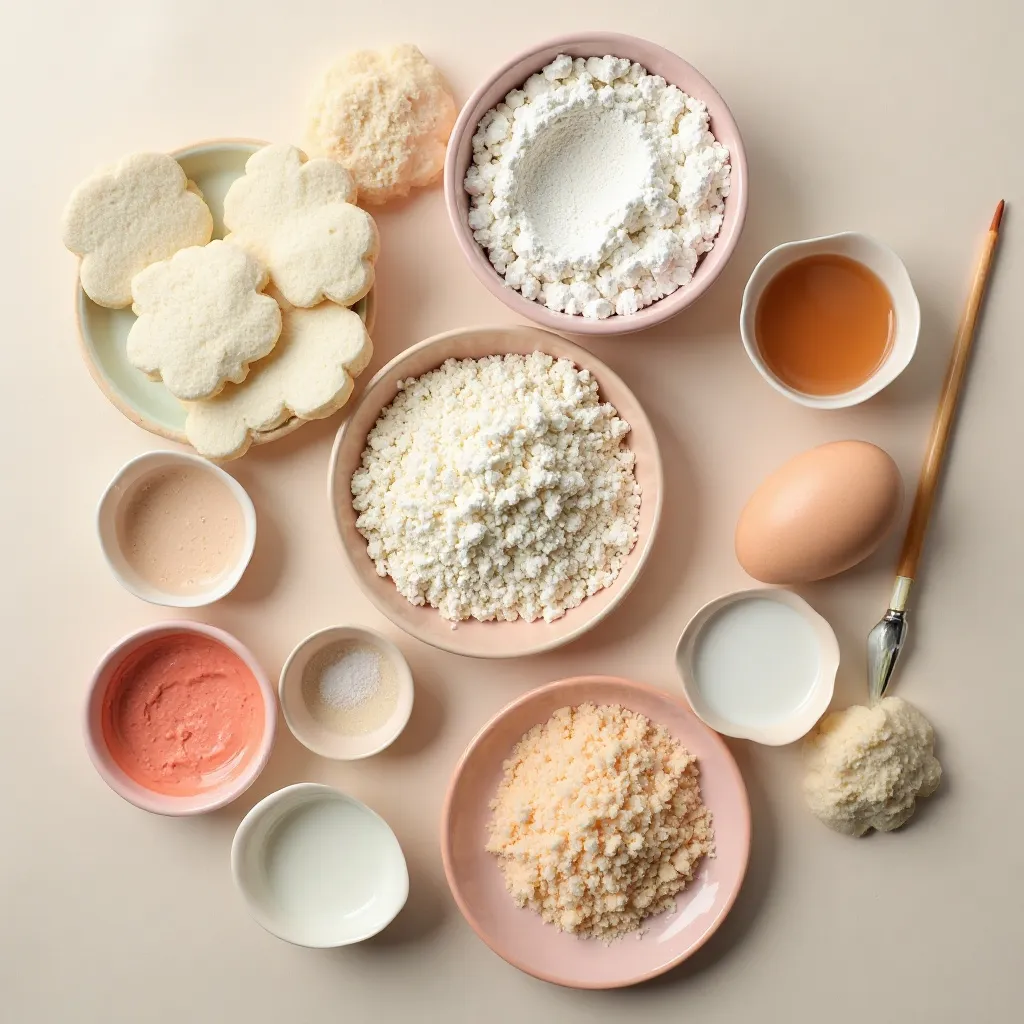 Peach Blossom Round Cookies