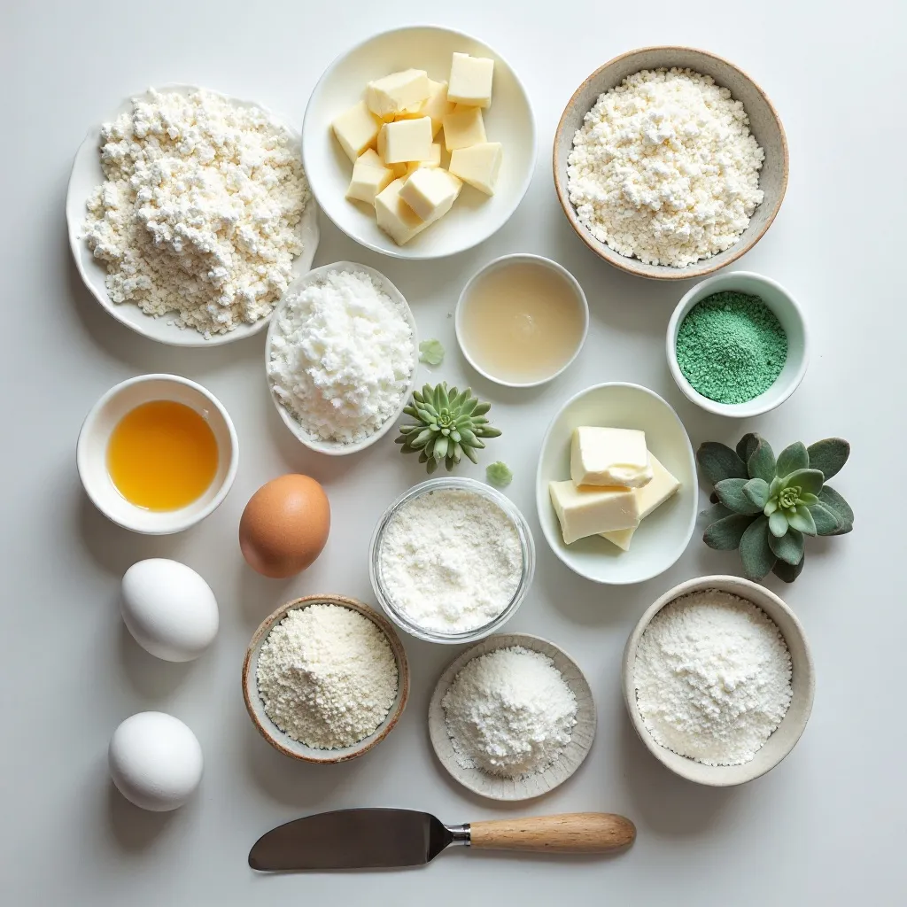 Simple Succulent Baby in Bloom Cake
